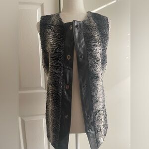 Ellen Tracy Faux Fur Vest